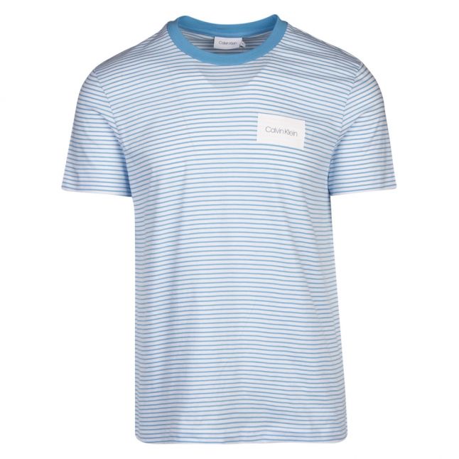 Mens Norse Blue Basic Stripe S/s T Shirt