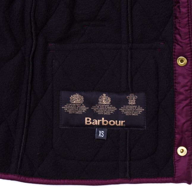 Girls Merlot International Quilted Jacket