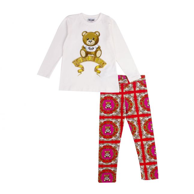 Moschino Girls Sweet Pink Toy Top & Leggings Set