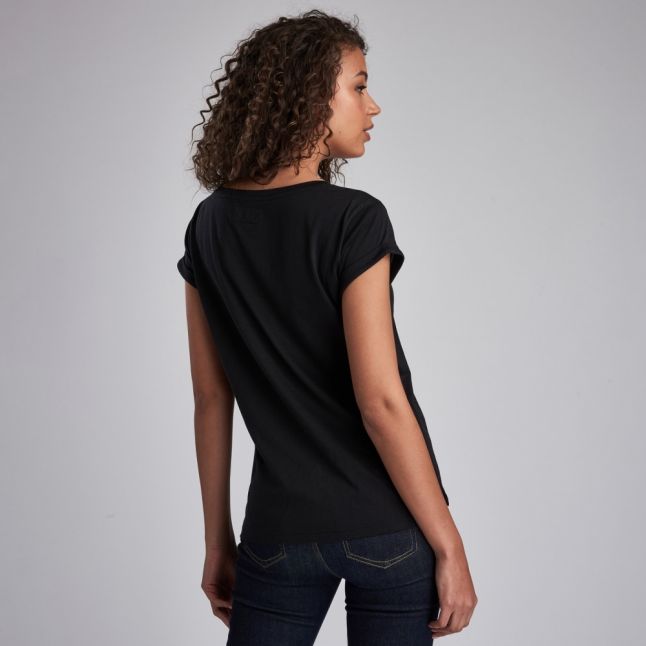 Womens Black Doran S/s T Shirt