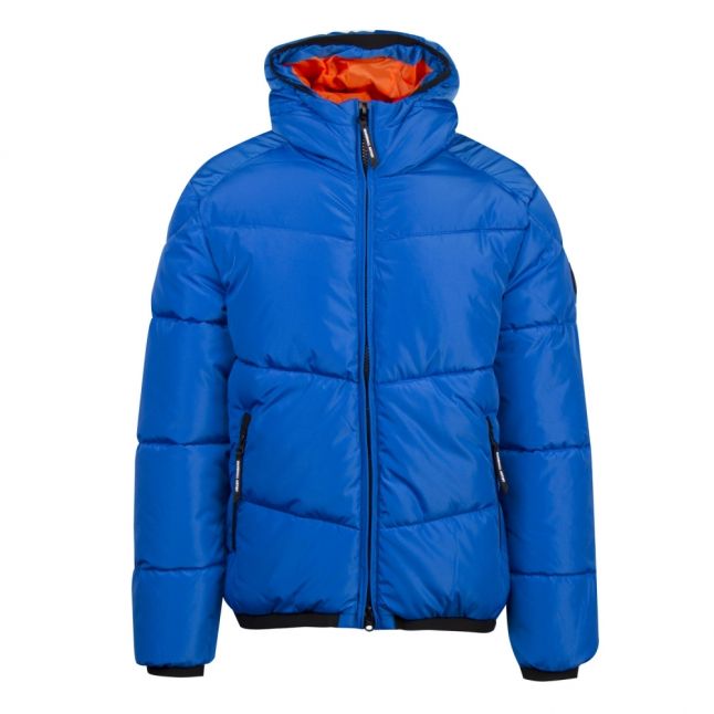 Mens Royal Blue Paninaro Padded Jacket