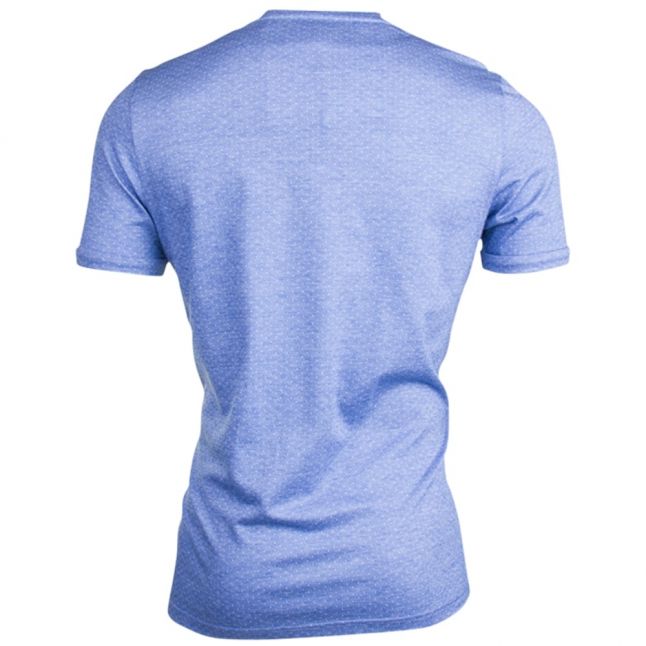 Mens Blue Vue Jacquard S/s T Shirt