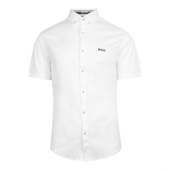 Mens White Biadia R S/s Shirt