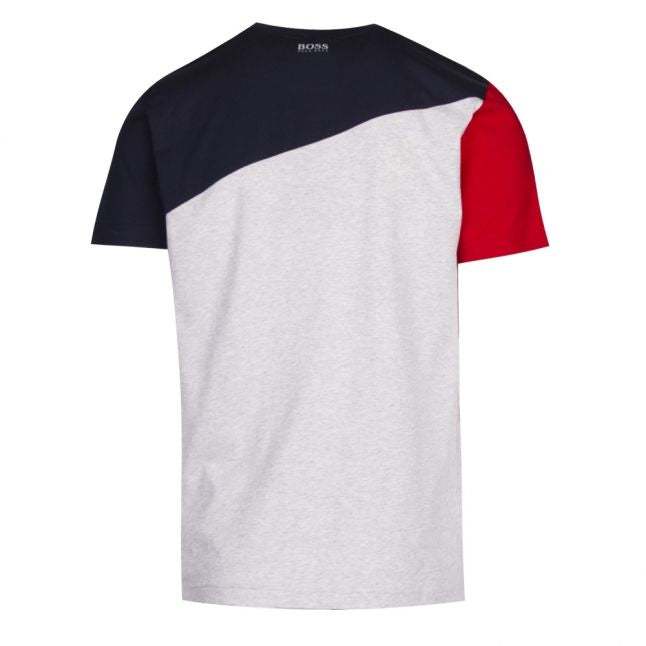 Athleisure Mens Navy/Red Tee 6 Graphic Logo S/s T Shirt