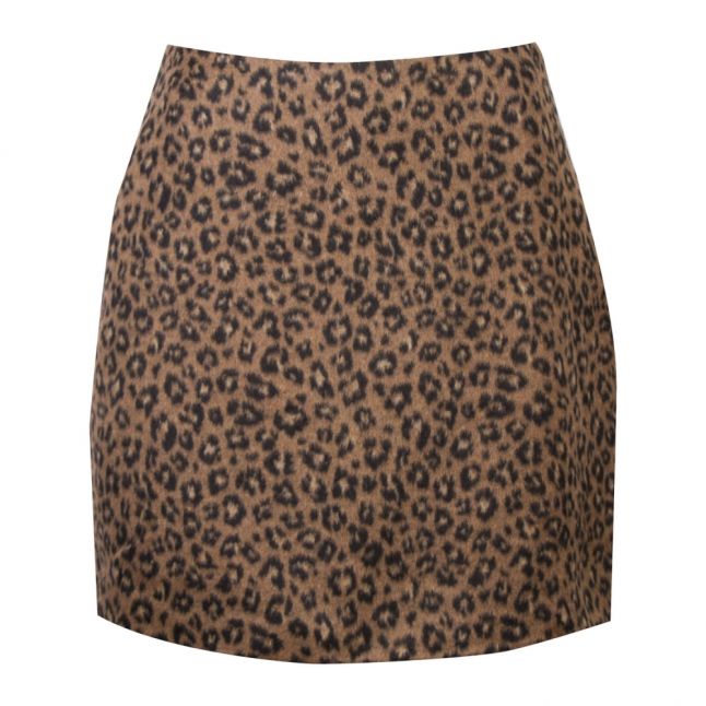 Womens Toffee Vijunila Animal Short Skirt