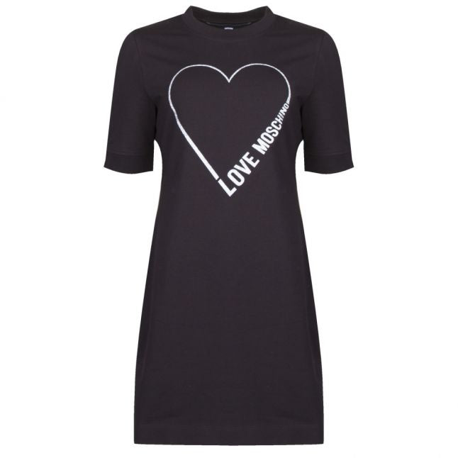 Womens Black Heart Outline Dress