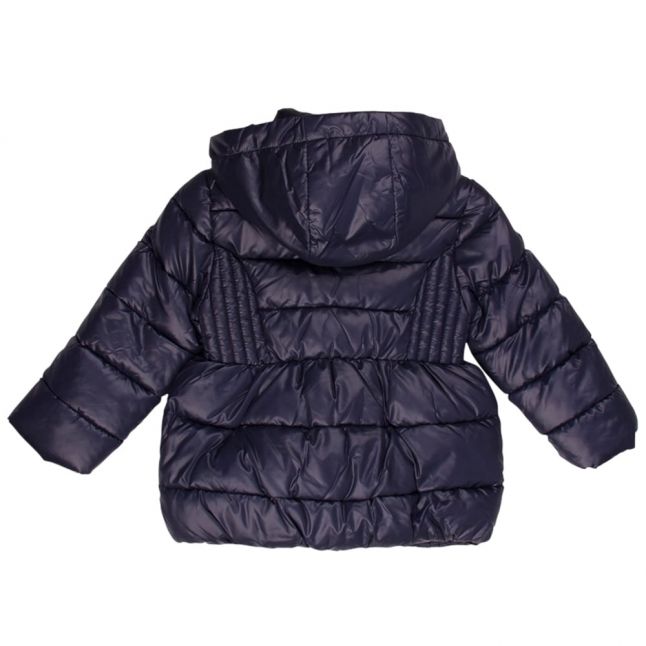 Girls Navy Padded Jacket