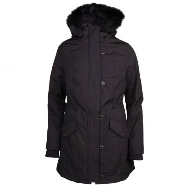 Womens Black Adirondack Parka