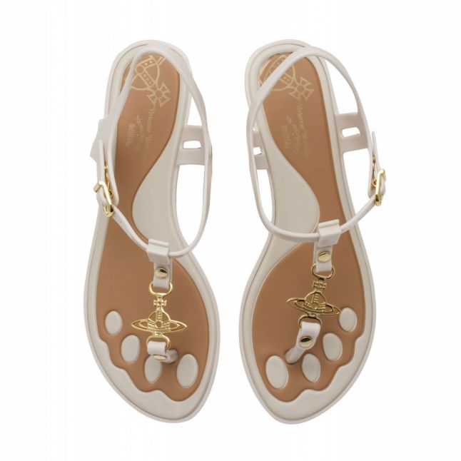 Vivienne Westwood Ivory Solar Orb 21 Sandals