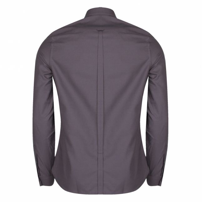 Mens Gunmetal Classic Oxford L/s Shirt