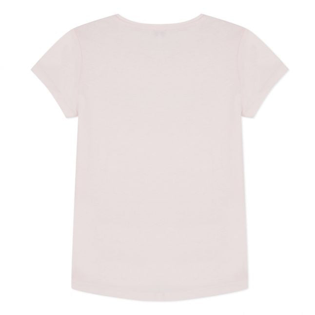 Junior Light Pink Logo S/s T Shirt