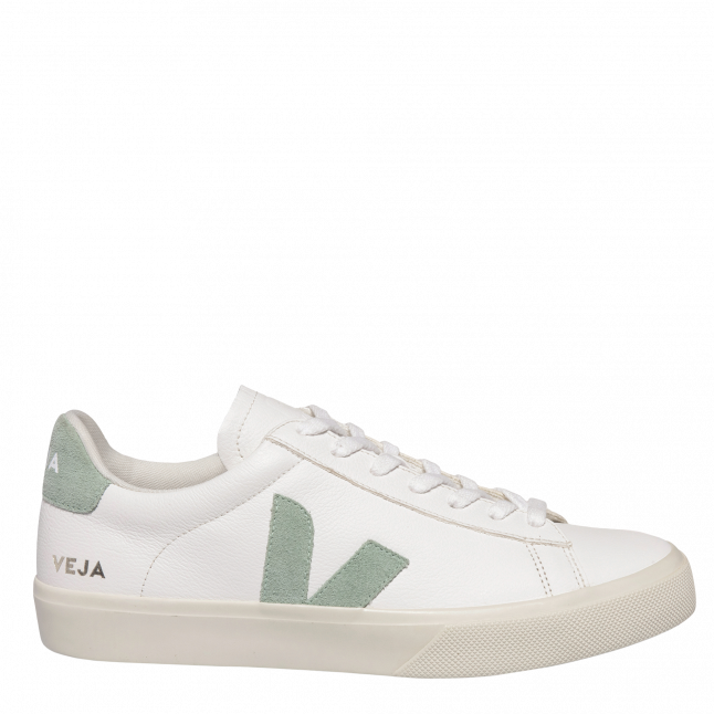 Mens White/Matcha Chromefree Leather