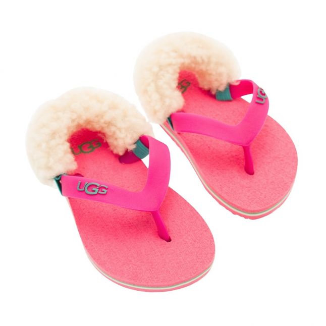 Infant Pink Yia Yia II Neon Flip Flops (XS-4XL)