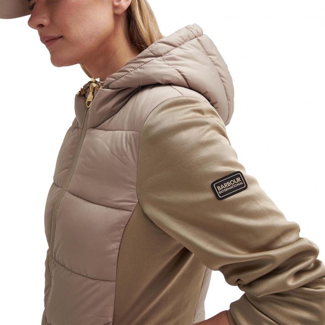 Womens Light Trench Bondar Quilted Hybrid Sweat