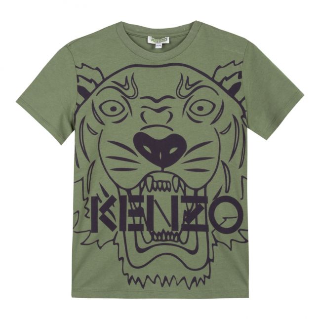 Boys Light Khaki Fantastic Tiger S/s T Shirt