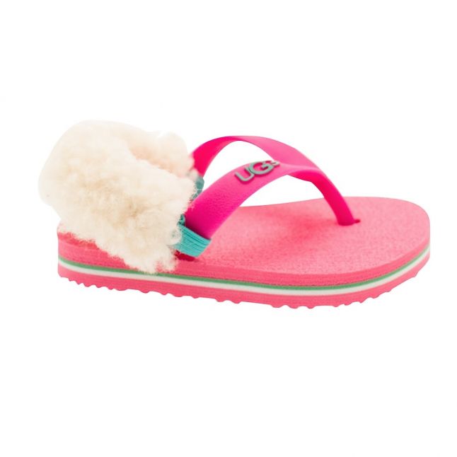 Infant Pink Yia Yia II Neon Flip Flops (XS-4XL)