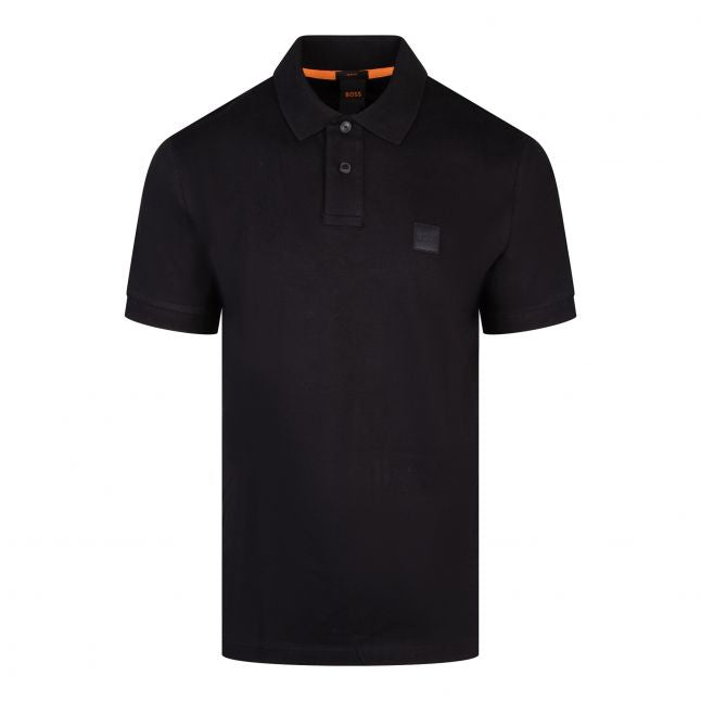 Mens Black Passenger S/s Polo