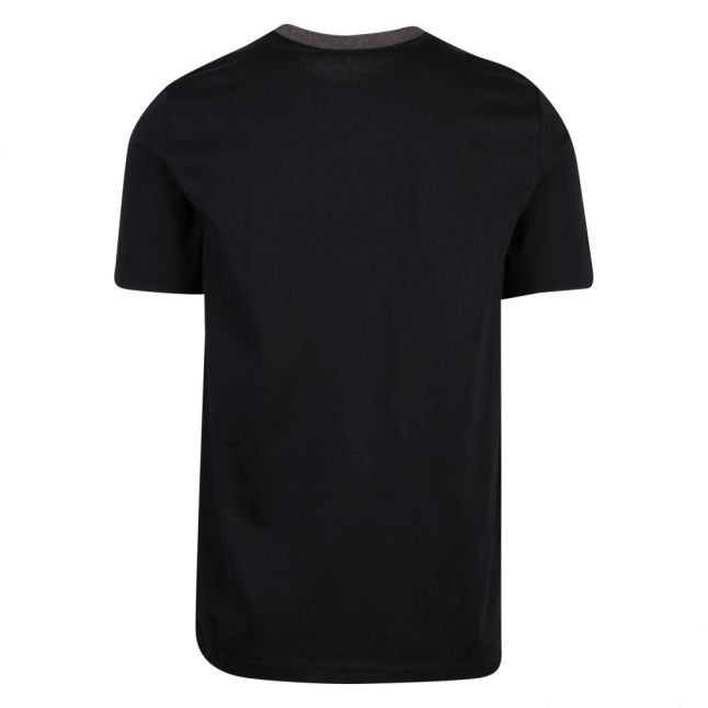 Mens Navy Global Branded S/s T Shirt