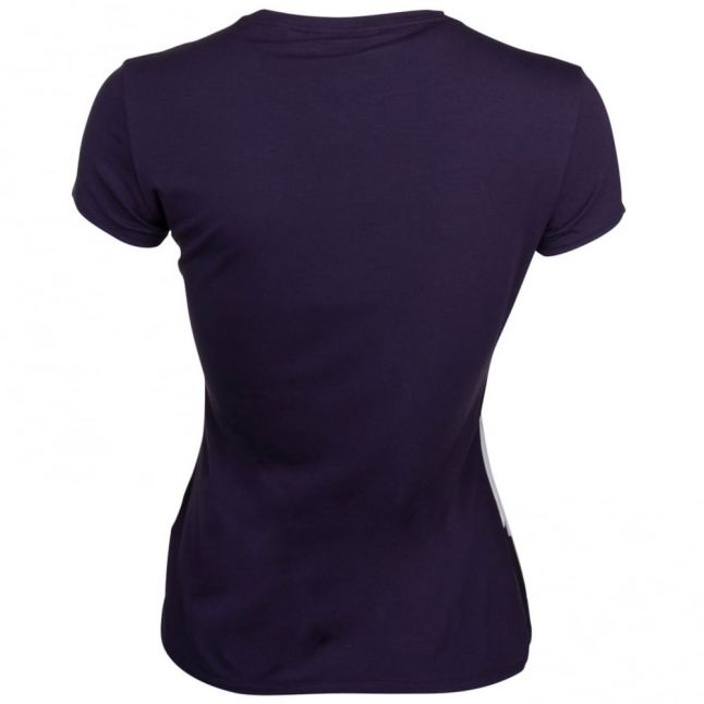 Womens Dark Blue Tinko Gardenia Fitted S/s T Shirt