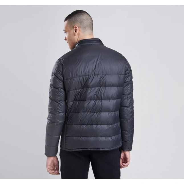 Mens Black Cusp Baffle Quilted Jacket