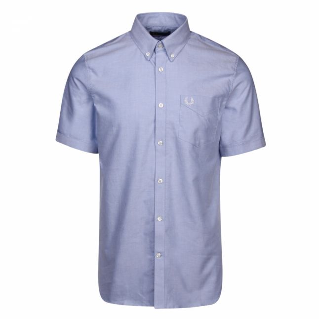 Mens Light Smoke Classic Oxford S/s Shirt