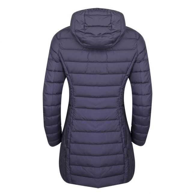 Womens Blue & Black Irene Padded Coat