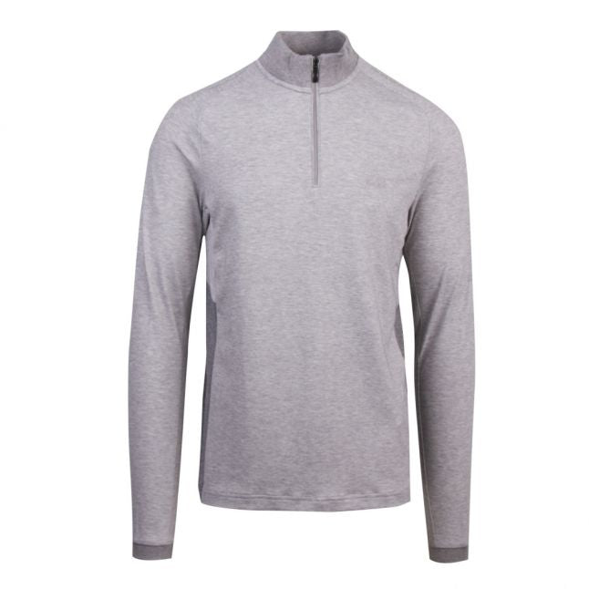 Athleisure Mens Grey Piraq Light 1/2 Zip Sweat Top