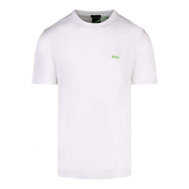 Mens White Tee S/s T Shirt