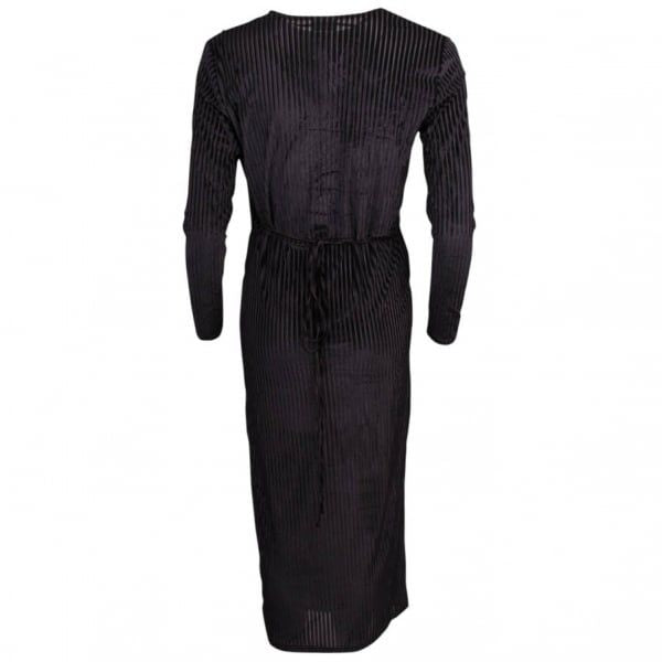 Womens Black Visainto Velvetine Maxi Dress