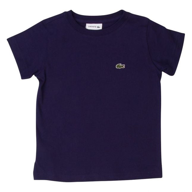 Boys Navy Basic S/s Tee