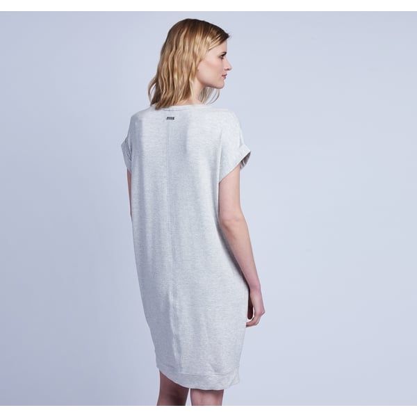 Womens Pale Grey Marl Tain Casual Dress