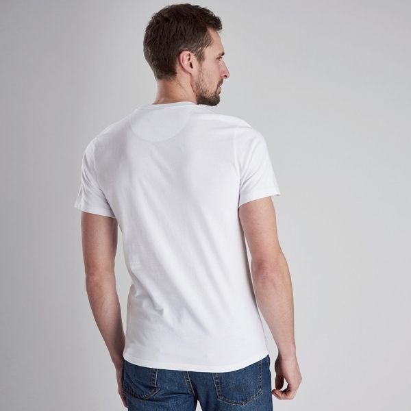 Mens White Comp S/s T Shirt