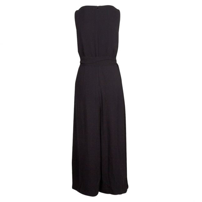 Womens Black Bessie Crepe Jumpsuit