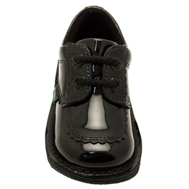 Infant Black Patent Leather Kick Lo F (5-12)