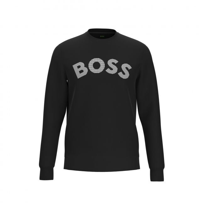 Mens Black Salbo Iconic Sweat Top