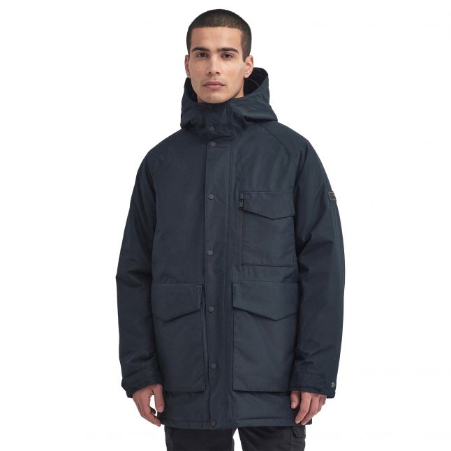 Mens Black Harwick WP Baffle Hood Coat