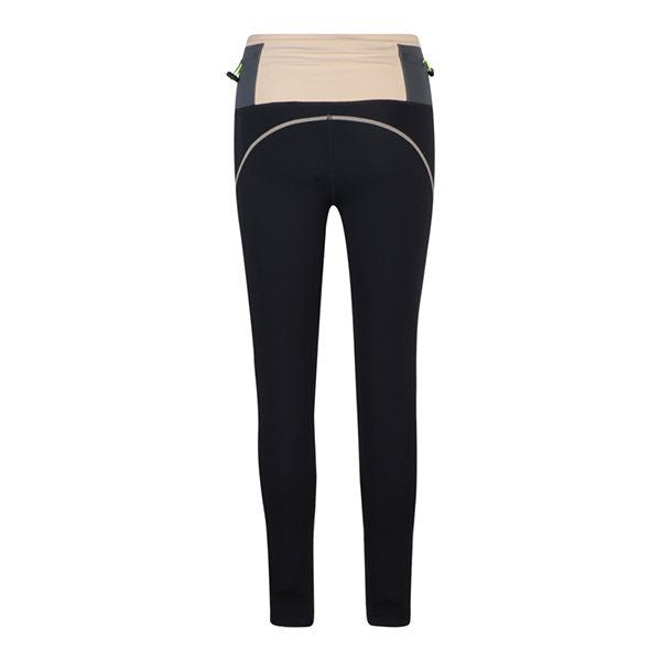 Womens P.E. Nation Black Mark One Leggings