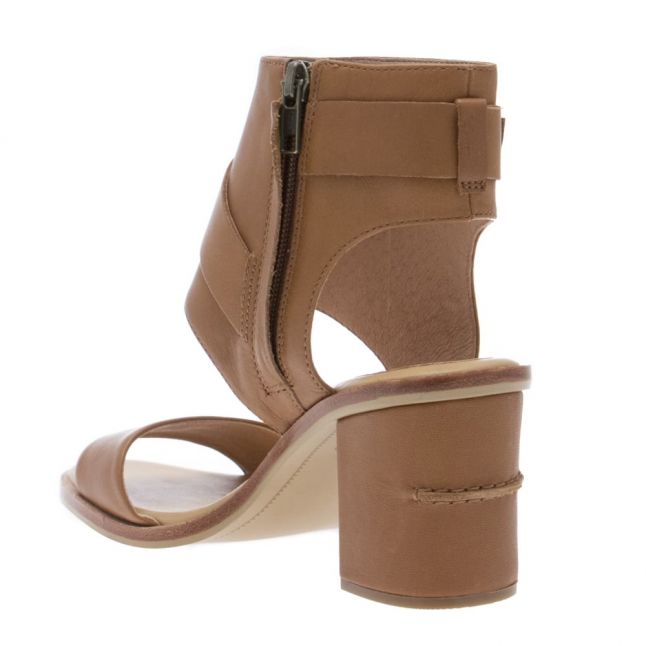 Womens Almond Claudette Heeled Sandals