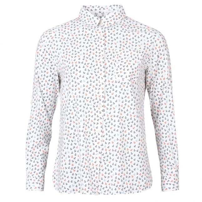 Lifestyle Womens White Whitby Print Blouse