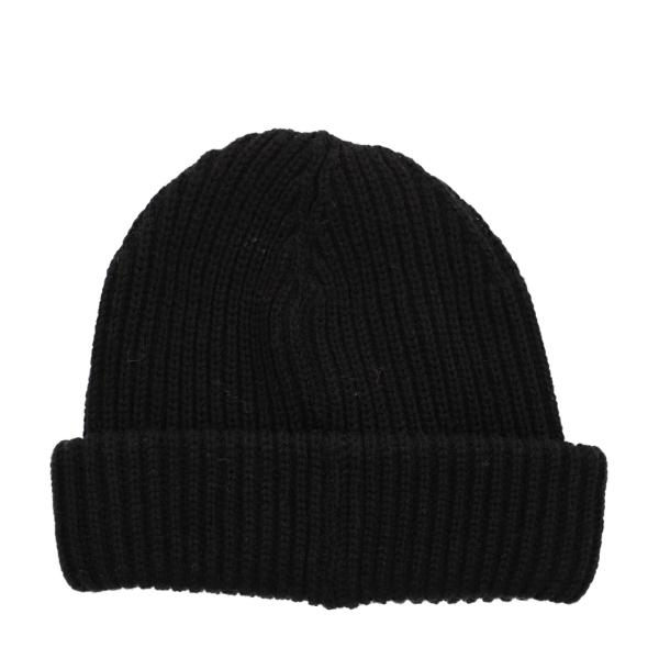 Womens Black Malin Chunky Knit Beanie