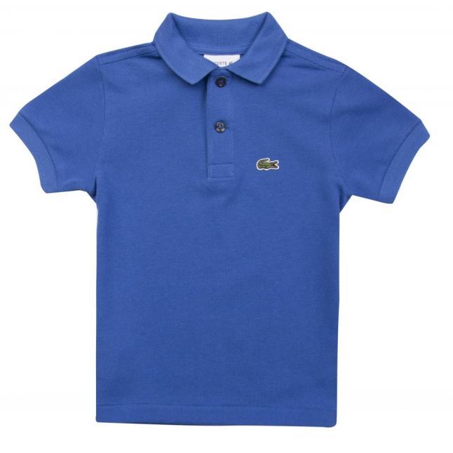 Boys Elysee Blue Classic Pique S/s Polo Shirt