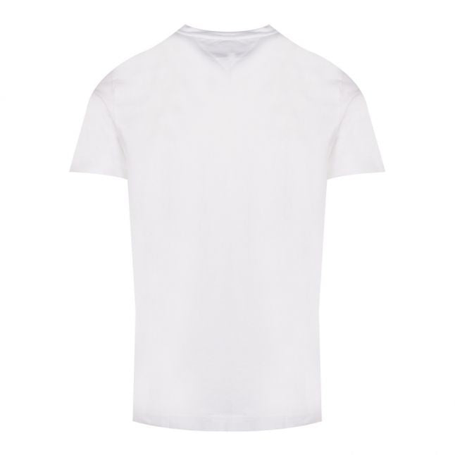 Mens Bright White Cop Merge Logo S/s T Shirt