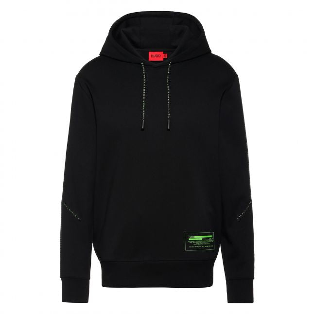 Mens Black Denry Hoodie