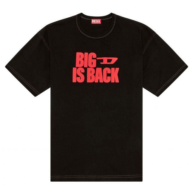 Mens Black T-Boxt-Back S/s T Shirt