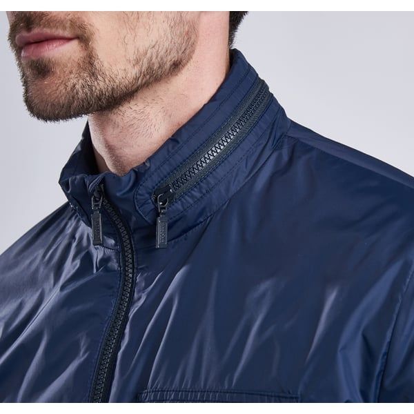 Mens Navy Scarp Casual Jacket