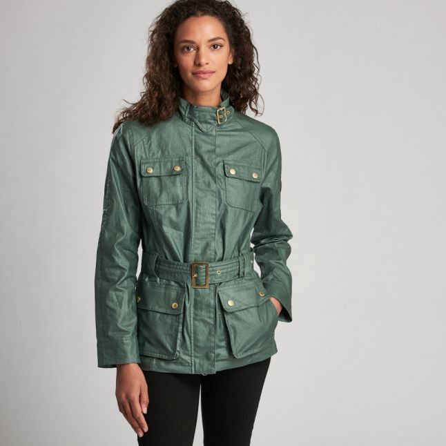 Womens Tussock Bearings Casual Belted Jacket