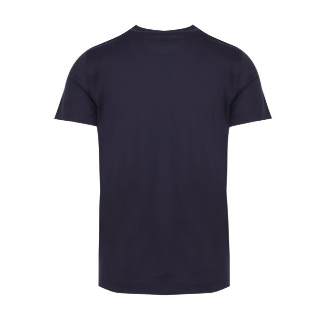 Athleisure Mens Navy Tee Curved S/s T Shirt