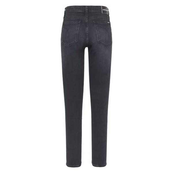 Womens Black CKJ 011 Mid Rise Skinny Jeans