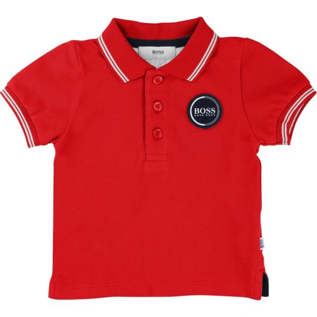 Baby Red Tipped Logo S/s Polo Shirt