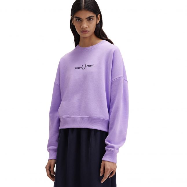 Womens Ultra Violet Branded Sweatshirt